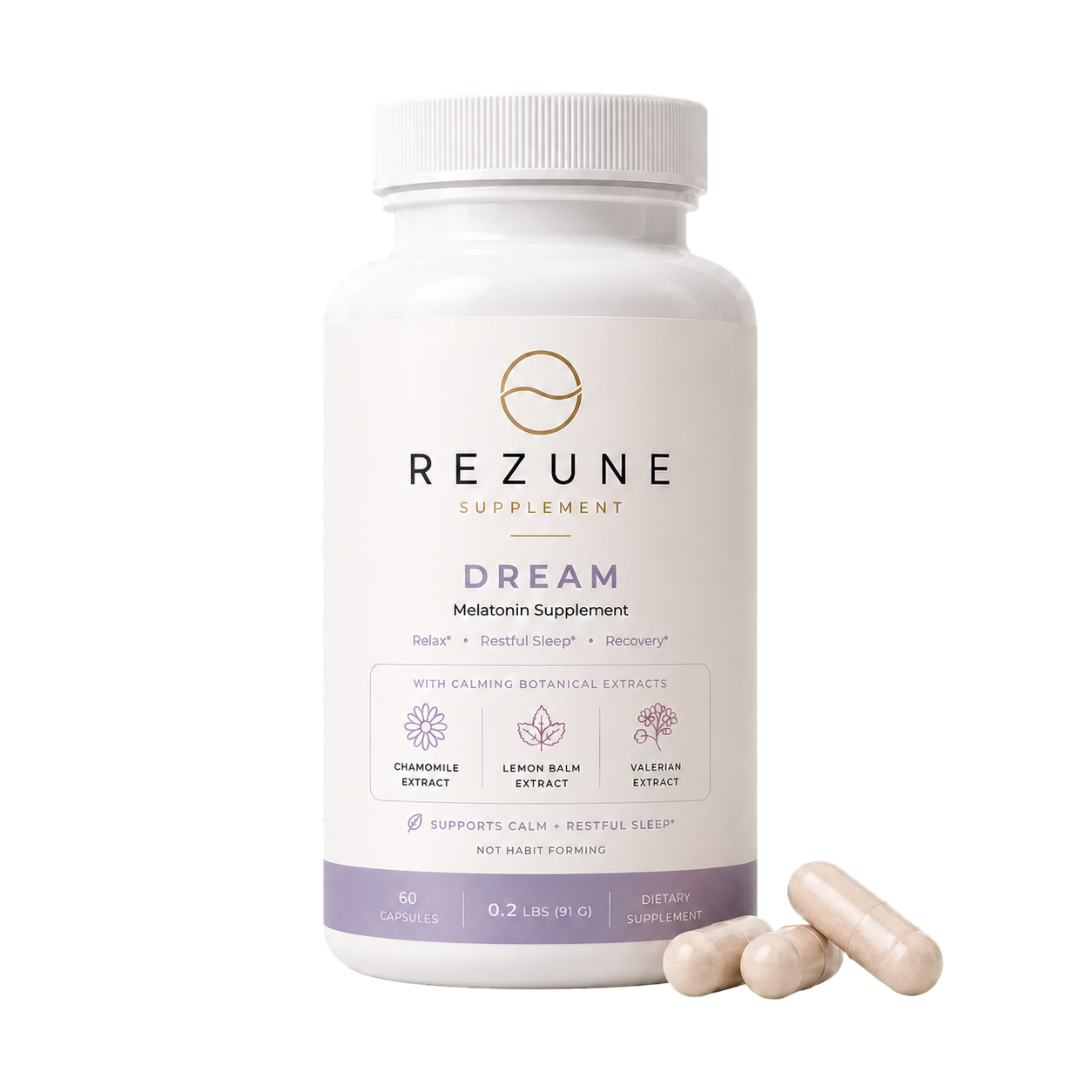 Rezune Dream Melatonin Supplement