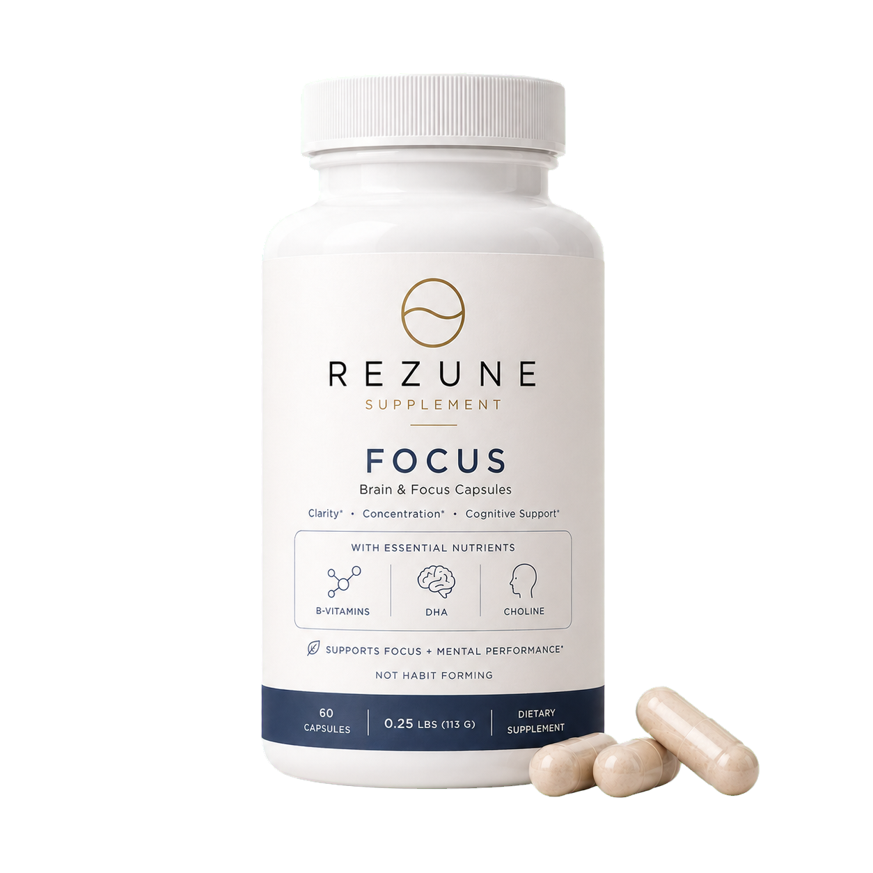Rezune Focus Brain and Focus Capsules