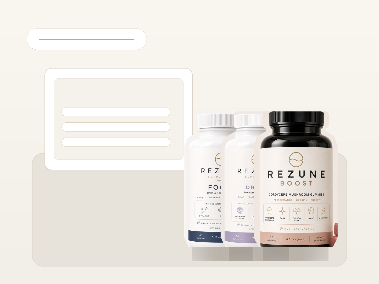 Rezune products with a clean partner workspace
